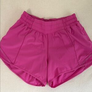 Lululemon Hotty Hot High Rise Lined Short 4”
